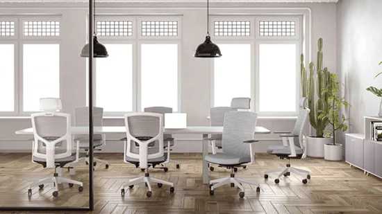 현대 컴퓨터 경영자 회의 인체 공학적 아름다움 홈 회전 방문자 연구 게임 회전 리셉션 저렴한 패브릭 사무실 의자 가구 기본 사용자 정의